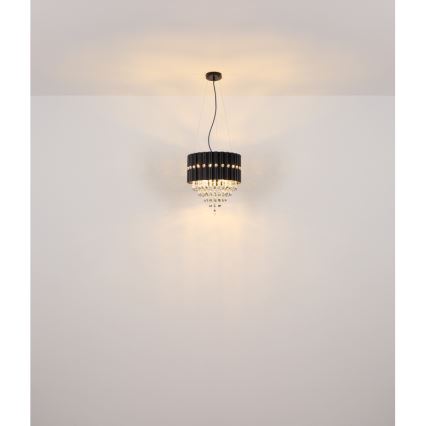 Globo - Ljuskrona med textilsladd 3xE27/40W/230V diameter 40 cm