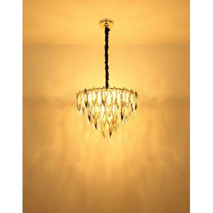 Globo - Taklampa på vajer 12xE14/40W/230V