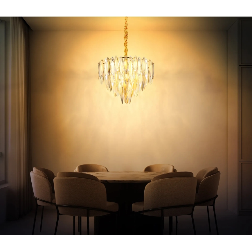Globo - Taklampa på vajer 12xE14/40W/230V