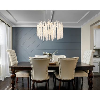 Globo - LED-ljuskrona på vajer 6xG9/8W/230V