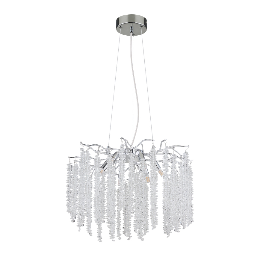 Globo - LED-ljuskrona på vajer 6xG9/8W/230V