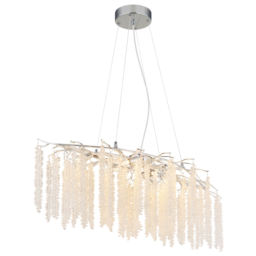 Globo - Pendellampa med kabel 9xG9/8W/230V