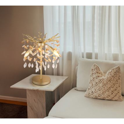 Globo - Bordslampa 3xE14/40W/230V guld