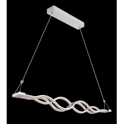 Globo - Dimbar LED-pendel på vajer LED/30W/230V + fjärrkontroll