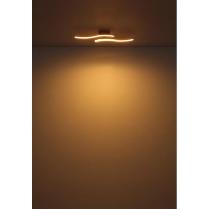 Globo - LED ytmonterad ljuskrona LED/12W/230V 3000K orange