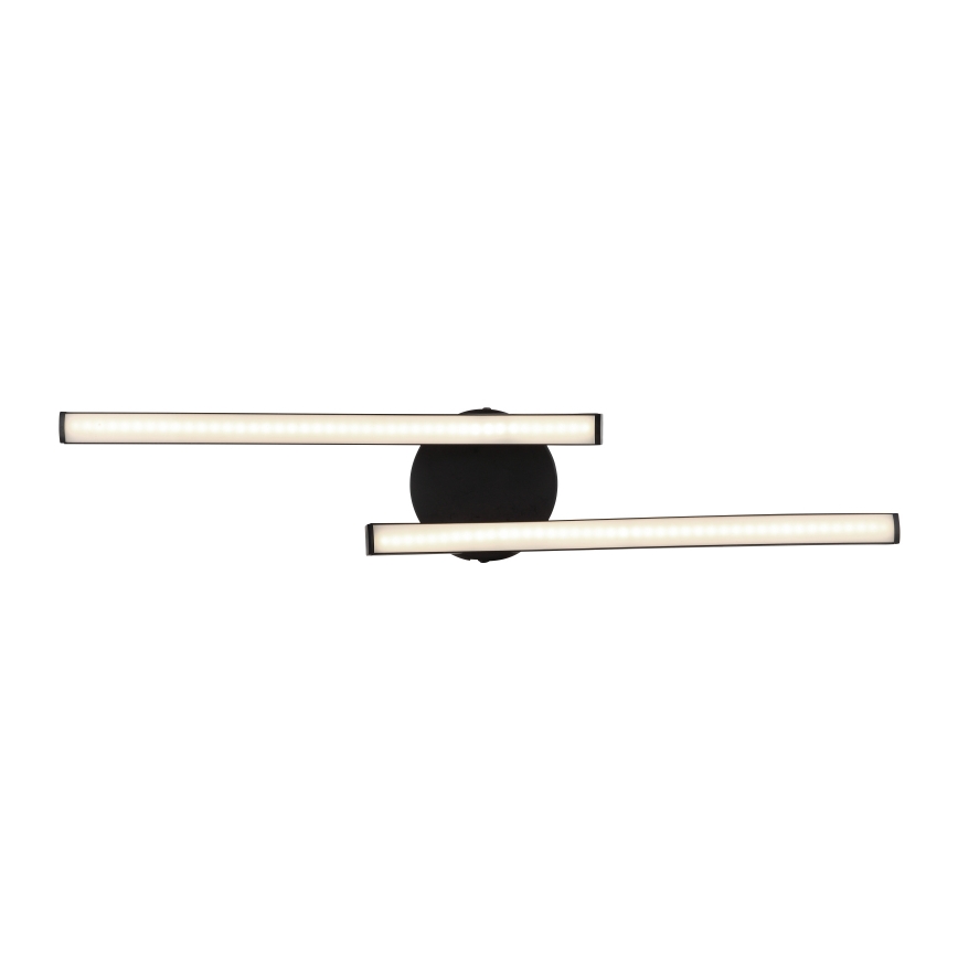 Globo - LED taklampa 2xLED/6W/230V svart