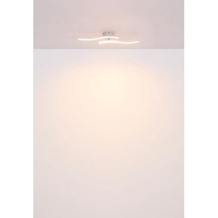 Globo - LED ytmonterad ljuskrona LED/12W/230V 3000K vit