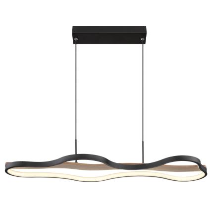 Globo - LED ljusreglerad ljuskrona på textilsladd LED/30W/230V 2700-6000K + fjärrkontroll