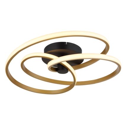 Globo - LED ytmonterad ljuskrona LED/40W/230V 3000K guld/svart