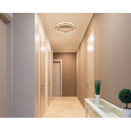 Globo - LED dimbar kristalltaklampa LED/36W/230V 2700K-6000K + fjärrkontroll