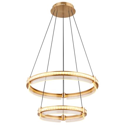 Globo - LED dimbar kristallkrona på kabel LED/78W/230V 2700K-6000K + fjärrkontroll