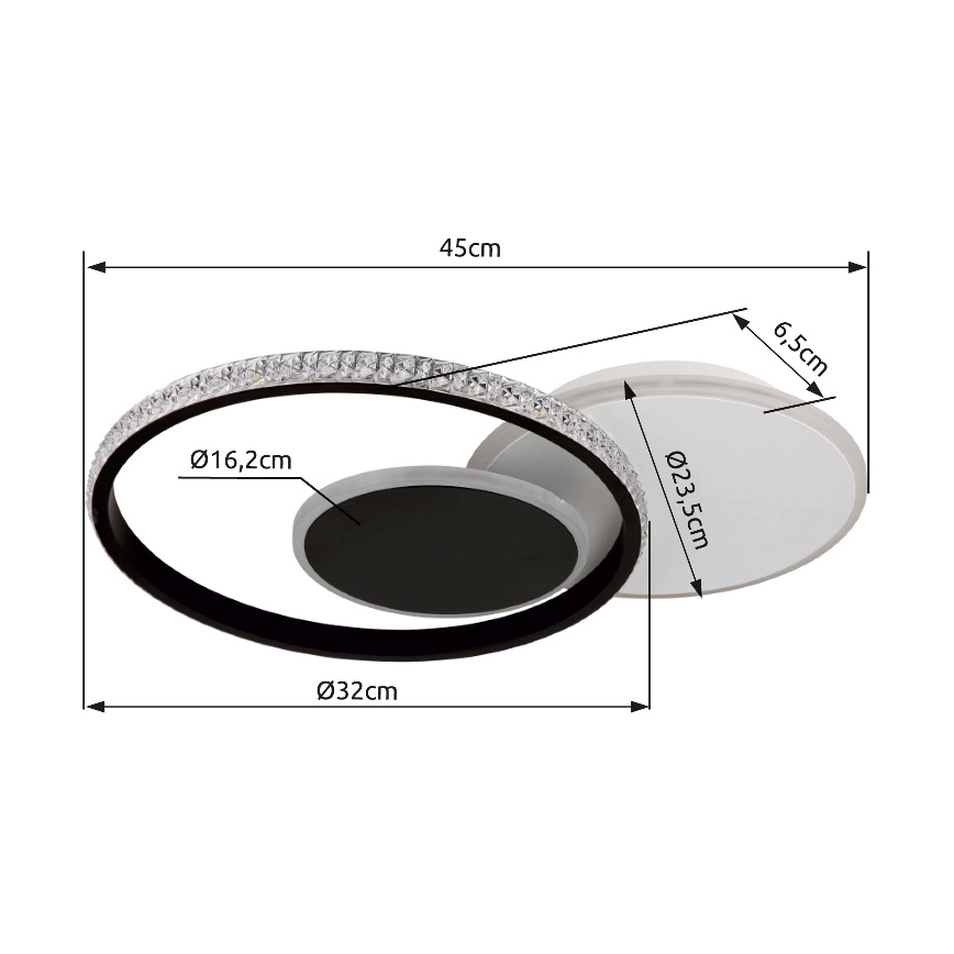 Globo - LED taklampa LED/18W/230V 3000K