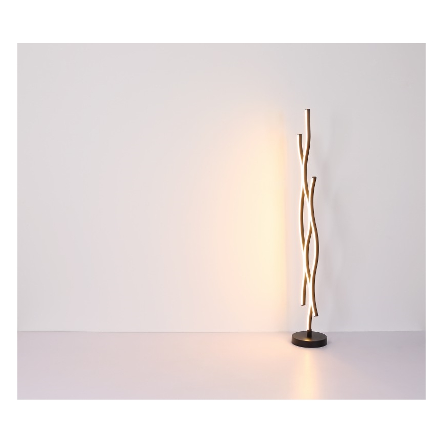 Globo - LED golvlampa LED/28W/230V 3000K svart/guld