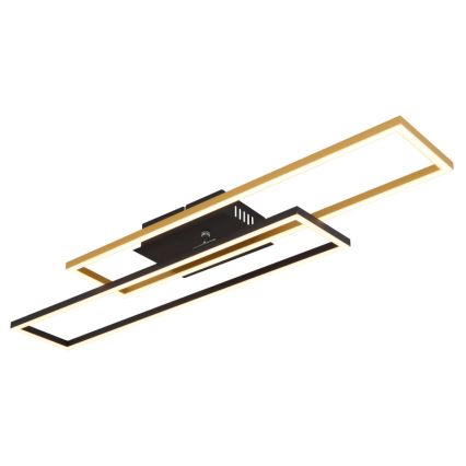 Globo - LED taklampa LED/30W/230V 3000K 60x80 cm svart/guld