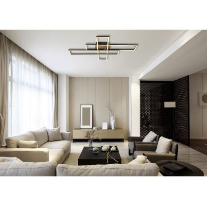 Globo - LED taklampa LED/40W/230V 3000K 60x80 cm svart