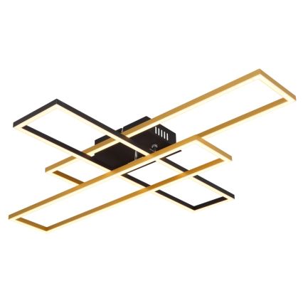 Globo - LED taklampa LED/40W/230V 3000K 60x80 cm svart/guld