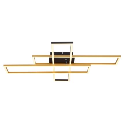 Globo - LED taklampa LED/40W/230V 3000K 60x80 cm svart/guld