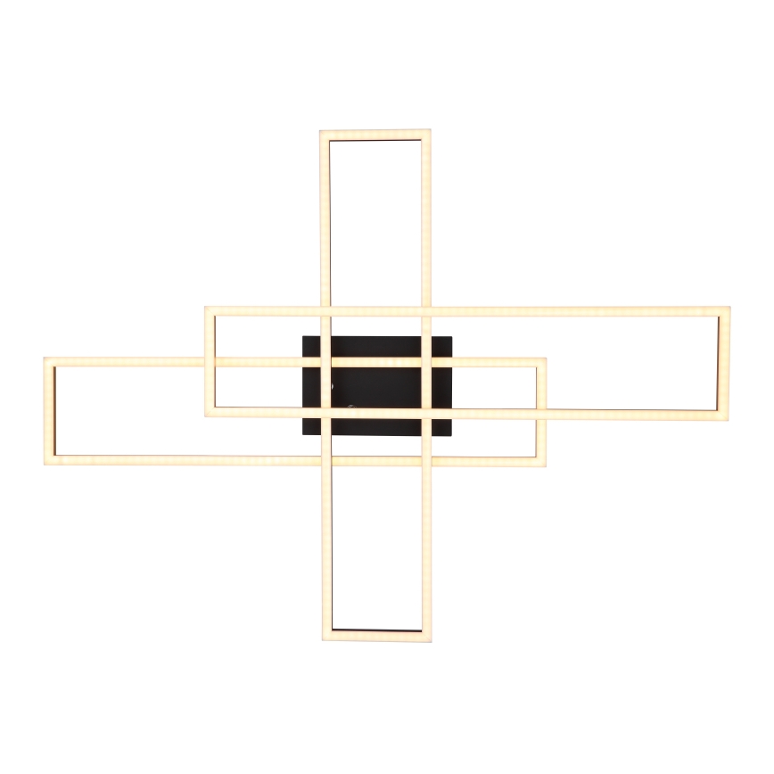 Globo - LED taklampa LED/40W/230V 3000K 60x80 cm svart/guld