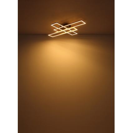 Globo - LED taklampa LED/40W/230V 3000K 60x80 cm svart/guld