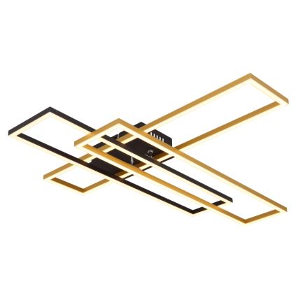 Globo - LED taklampa LED/40W/230V 3000K 60x80 cm svart/guld