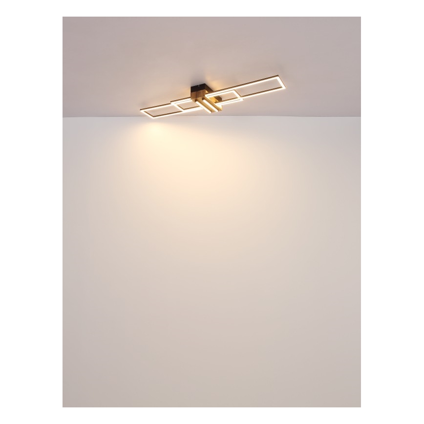 Globo - LED taklampa LED/40W/230V 3000K 25x100 cm svart