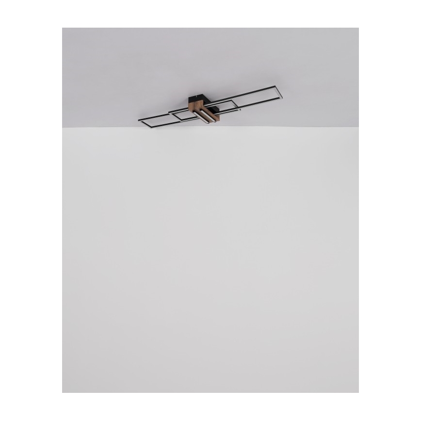 Globo - LED taklampa LED/40W/230V 3000K 25x100 cm svart