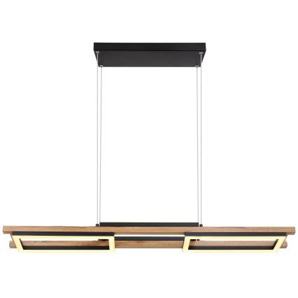 Globo - LED ljuskrona med textilsladd LED/30W/230V