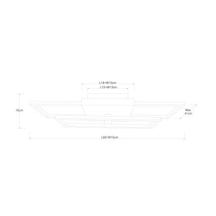 Globo - LED taklampa LED/18W/230V