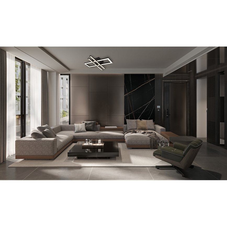 Globo - LED taklampa LED/24W/230V 4000K svart