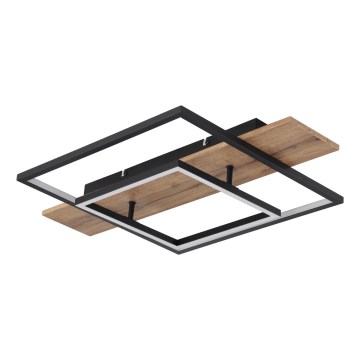 Globo 67289D - Dimbart LED-takarmatur VANNI LED/24W/230V 40x60 cm brun/svart