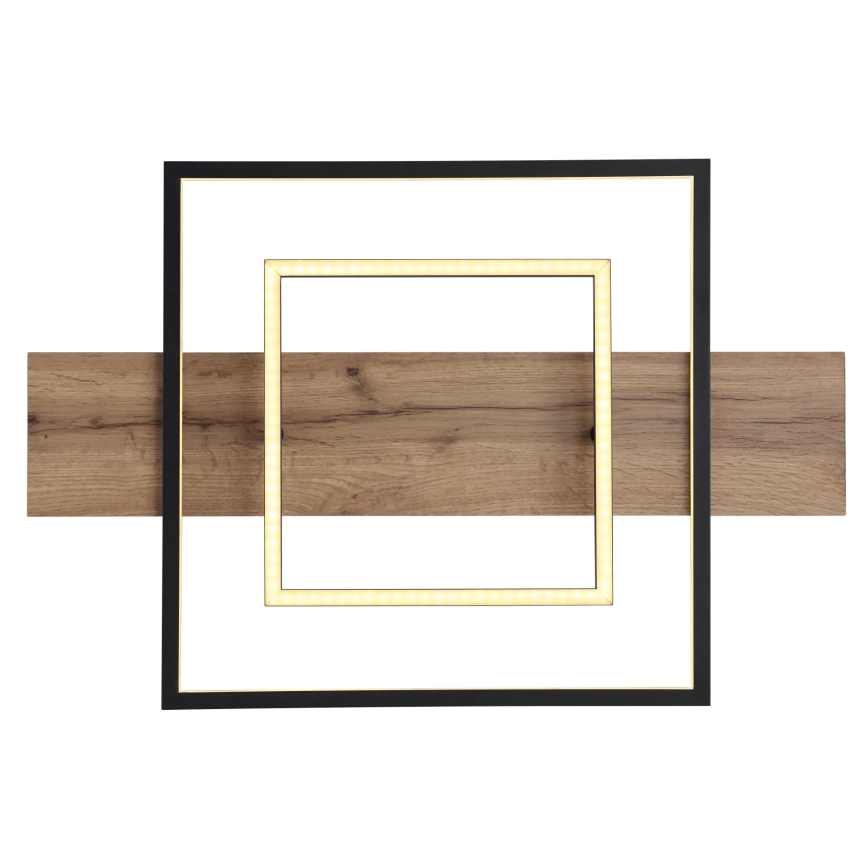 Globo 67289D - Dimbart LED-takarmatur VANNI LED/24W/230V 40x60 cm brun/svart