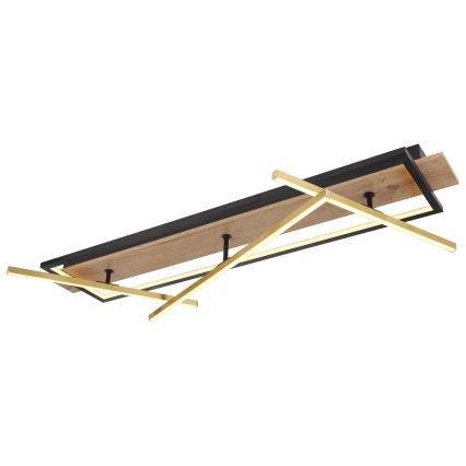 Globo 67296D2 - LED-taklampa BEATRIX LED/48W/230V 60,5x100 cm brun