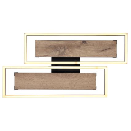 Globo 67299D1 - LED-taklampa COLLI LED/48W/230V 52 x 60 cm brun/svart