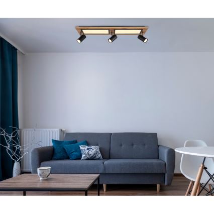 Globo - LED spotlampa LED/24W/230V + 3xGU10/5W