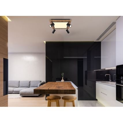 Globo - LED spotlampa 4xGU10/5W/230V + LED/24W/230V