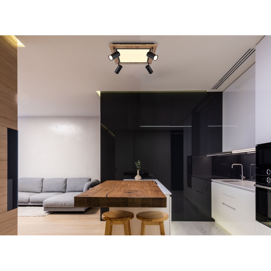 Globo - LED spotlampa 4xGU10/5W/230V + LED/24W/230V