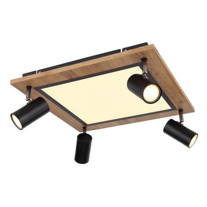 Globo - LED spotlampa 4xGU10/5W/230V + LED/24W/230V