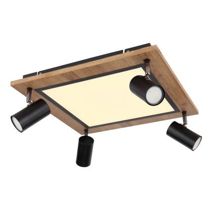 Globo - LED spotlampa 4xGU10/5W/230V + LED/24W/230V