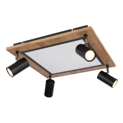 Globo - LED spotlampa 4xGU10/5W/230V + LED/24W/230V