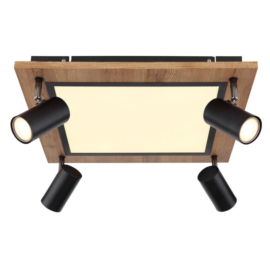 Globo - LED spotlampa 4xGU10/5W/230V + LED/24W/230V