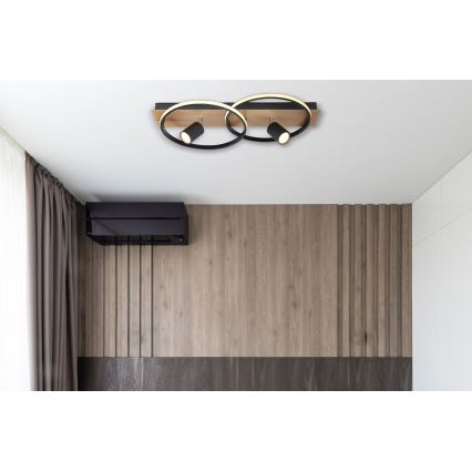 Globo - LED taklampa 2xLED/18W/230V + 2xGU10/35W/230V