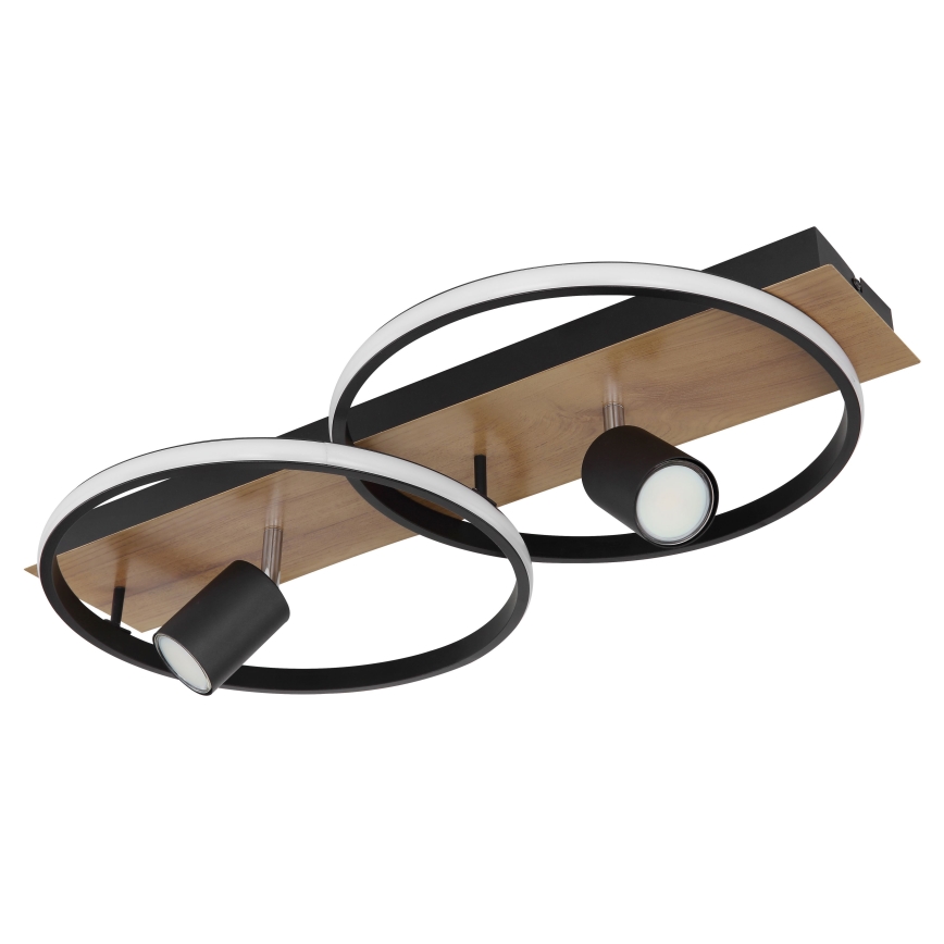 Globo - LED taklampa 2xLED/18W/230V + 2xGU10/35W/230V