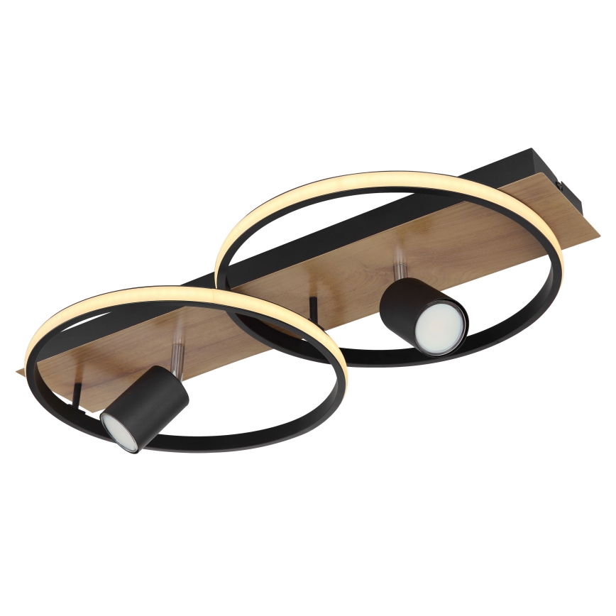 Globo - LED taklampa 2xLED/18W/230V + 2xGU10/35W/230V