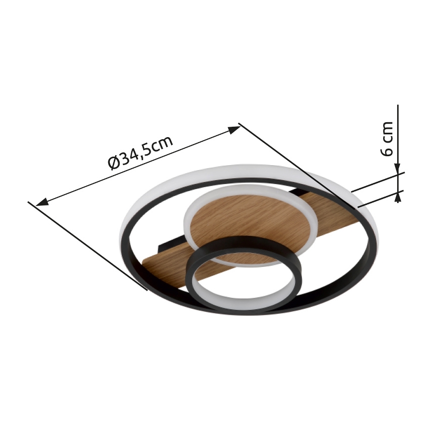 Globo - LED taklampa LED/24W/230V