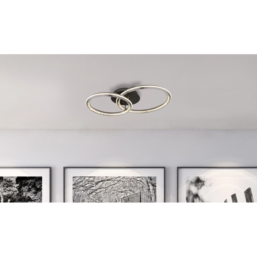 Globo - Dimmbar LED-taklampa LED/50W/230V 2700-6000K 50x75 cm + fjärrkontroll