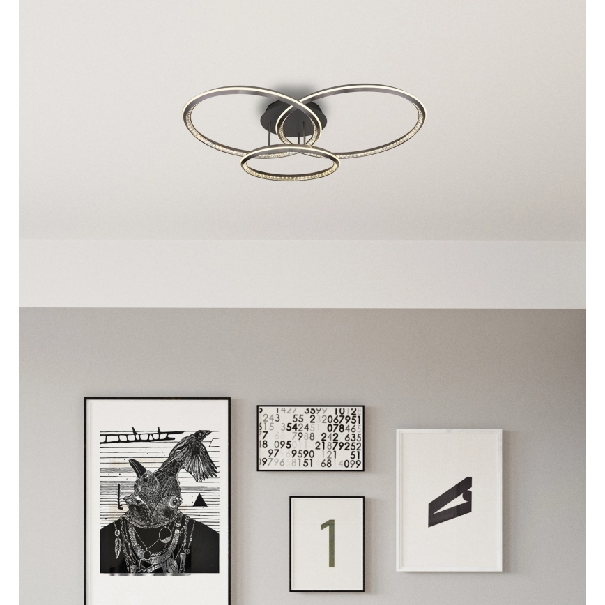 Globo - LED-dimmbar taklampa LED/72W/230V 2700-6000K 109,5x80,5 cm + fjärrkontroll