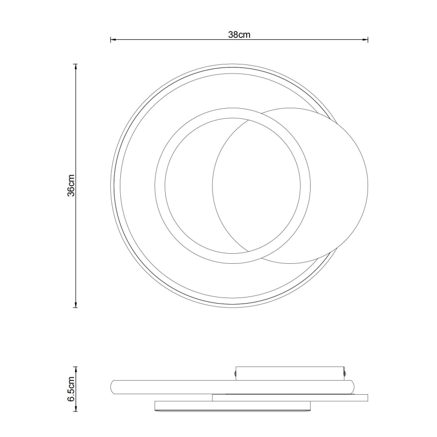 Globo - LED taklampa LED/24W/230V