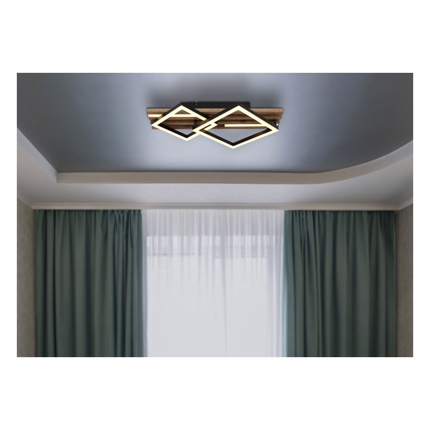 Globo - LED taklampa ED/18W/230V + LED/7W 3000K 31x47,5 cm