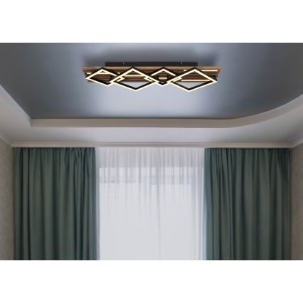 Globo - LED-taklampa LED/30W/230V + LED/12W 3000K 31x82cm
