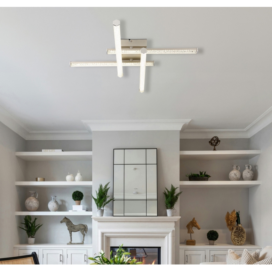 Globo - LED taklampa LED/24W/230V 4000K matt krom